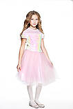 Нарядное блестящее платье с пайетками для девочки (розовое), Lukas, размеры 152, Lukas, фото 2