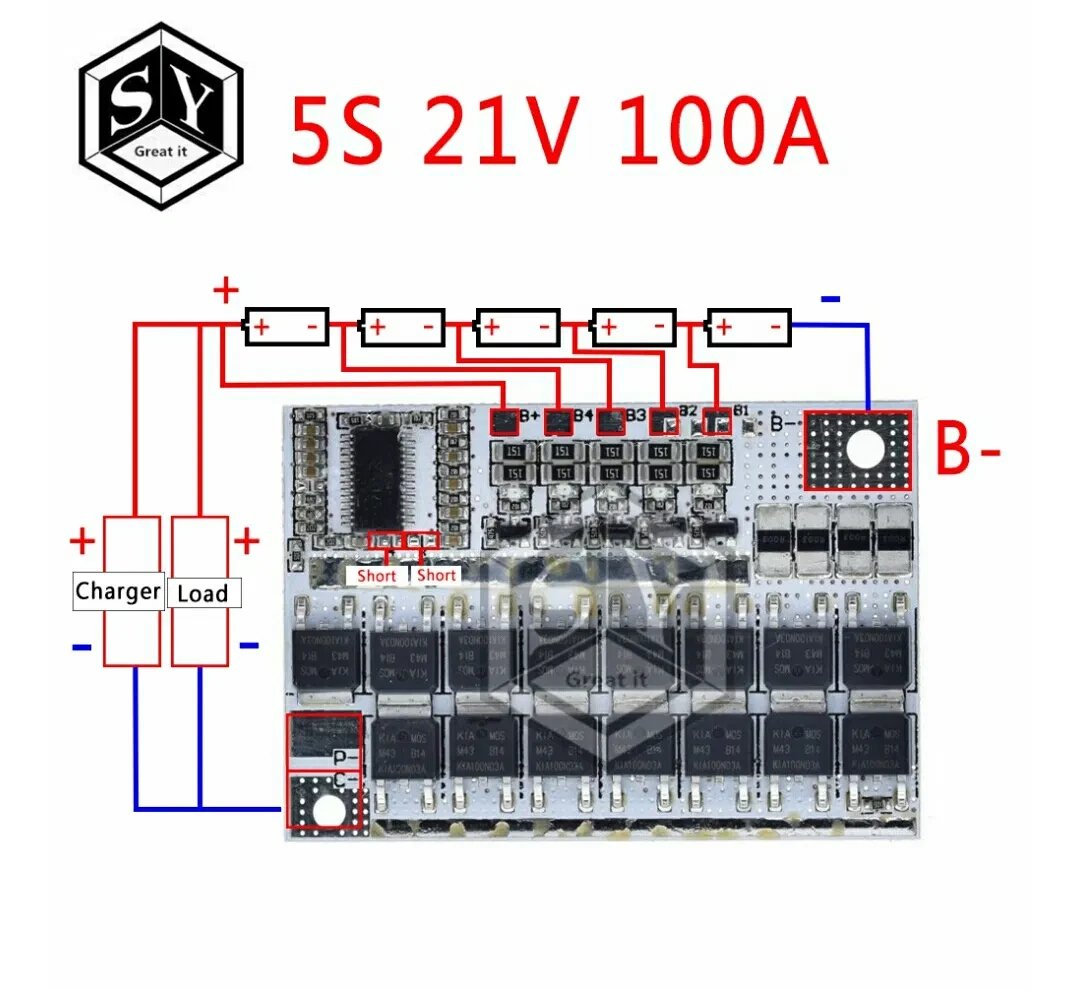 Схема подключения bms 5s