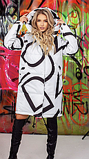 Жіноча куртка-пальто зимове розміри 42-56, фото 3