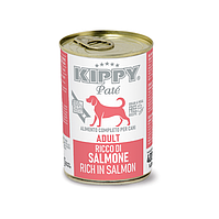 KIPPY влажный корм для собак паштет с лососем 400 г за 4 шт