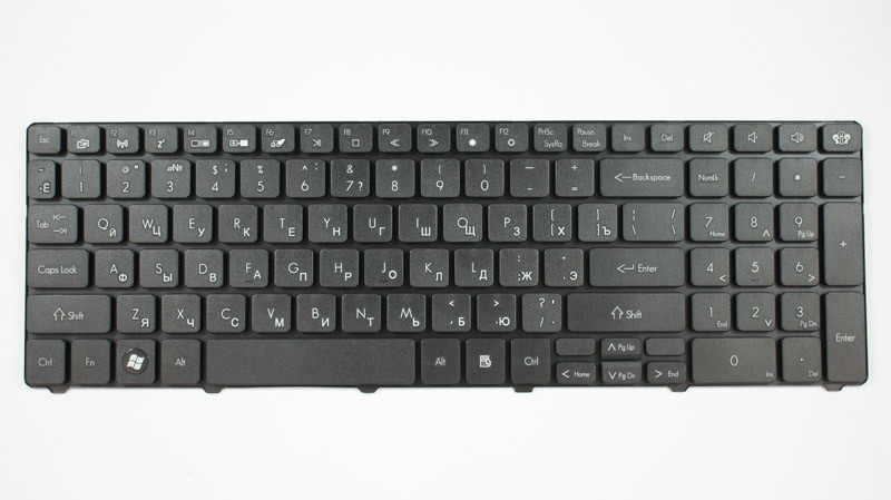 Клавиатура для ноутбука ACER (PB: LM81, LM85, TK81, TK85, TM05, TM85, TM93, GW: NEW90) rus, black