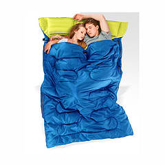 Спальник двомісний з подушками Naturehike Double 
Sleeping Bagwith with Pillow apricot-grey (SD15M030-J),