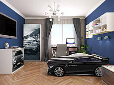 Кровать детская машина Mercedes Benz серии Space в 4 цветах, фото 3