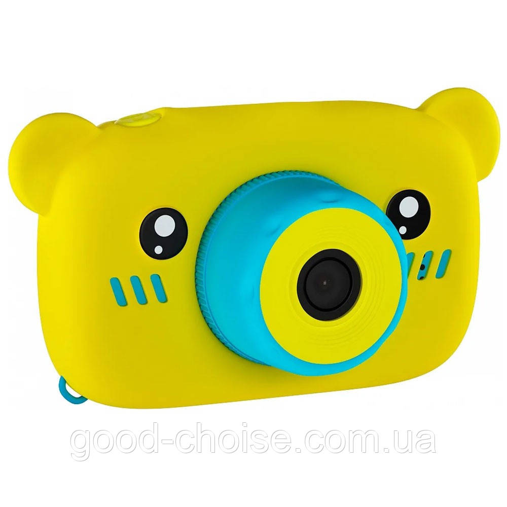 Детский цифровой фотоаппарат Х500 Smart Kids Camera / Детская камера с автофокусом в форме мишки