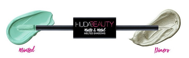 HUDA BEAUTY Matte & Metal Melted Double Liquid Eyeshadows Wednesday/Fro-yo