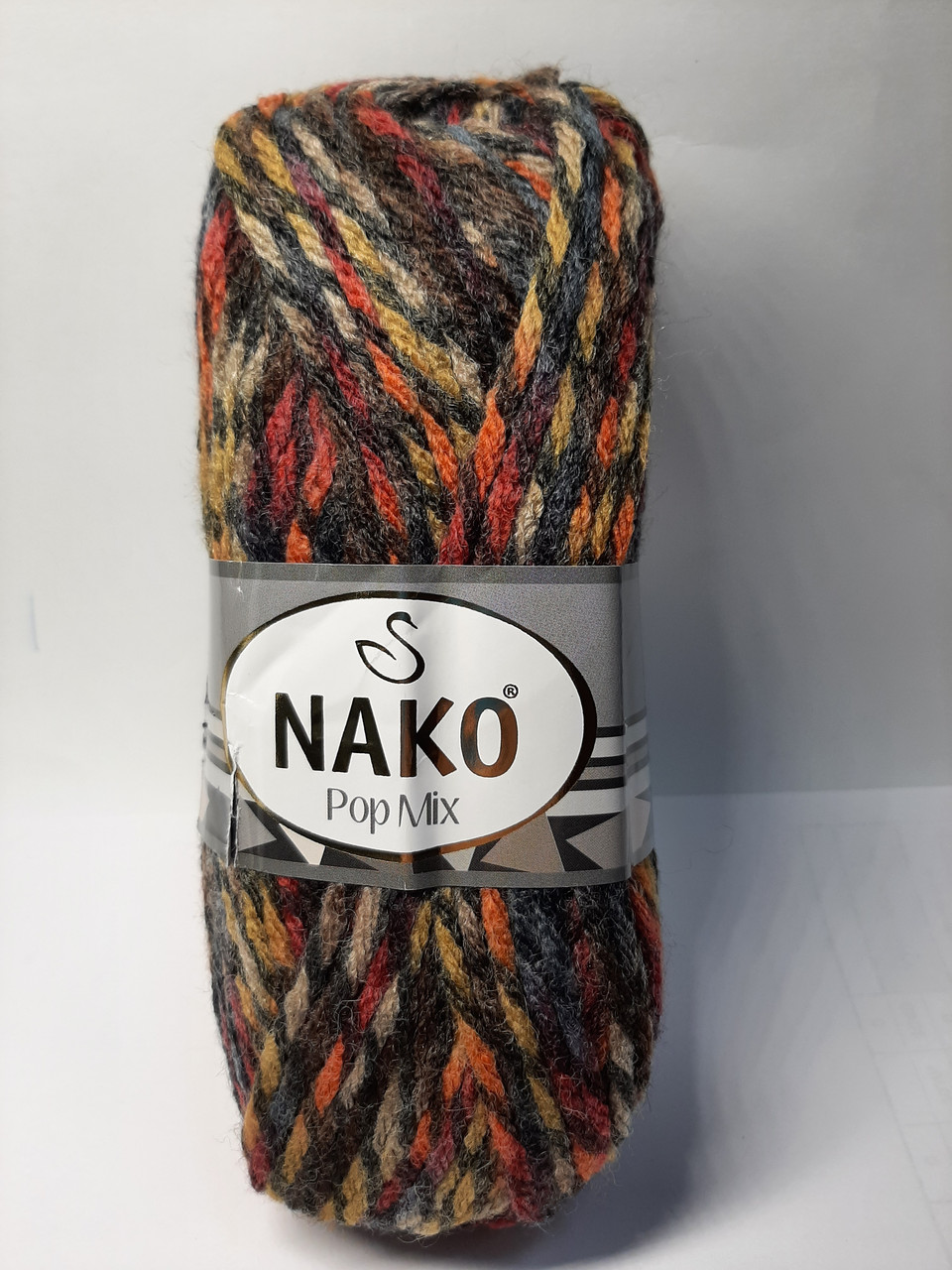 Пряжа pop mix Nako (25% вовни)