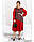 Платье №1110-красный красный/52-54, фото 3