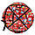 Тюбинг санки ватрушки 100 см "роблекс красный" (Оксфорд, ПВХ) круг для катания, фото 4