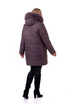 Зимняя куртка с мехом песца  размеры 48- 66, фото 2