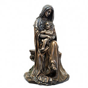 Статуетка "Діва Марія c Ісусом на руках" (15 см), фото 2
