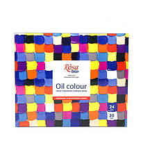 Набір олійних фарб 24 кольору по 20 мл Rosa Studio, 131009