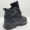 Зимние мужские кожаные ботинки Corso черные B0069/69, фото 5