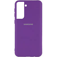 Чехол Silicone Cover My Color Full Protective (A) для Samsung Galaxy S21+ Фиолетовый / Purple