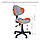 Комплект для дівчинки зростаюча парта Cubby Fressia Pink + комп'ютерне крісло FunDesk LST3 Orange-Grey, фото 10