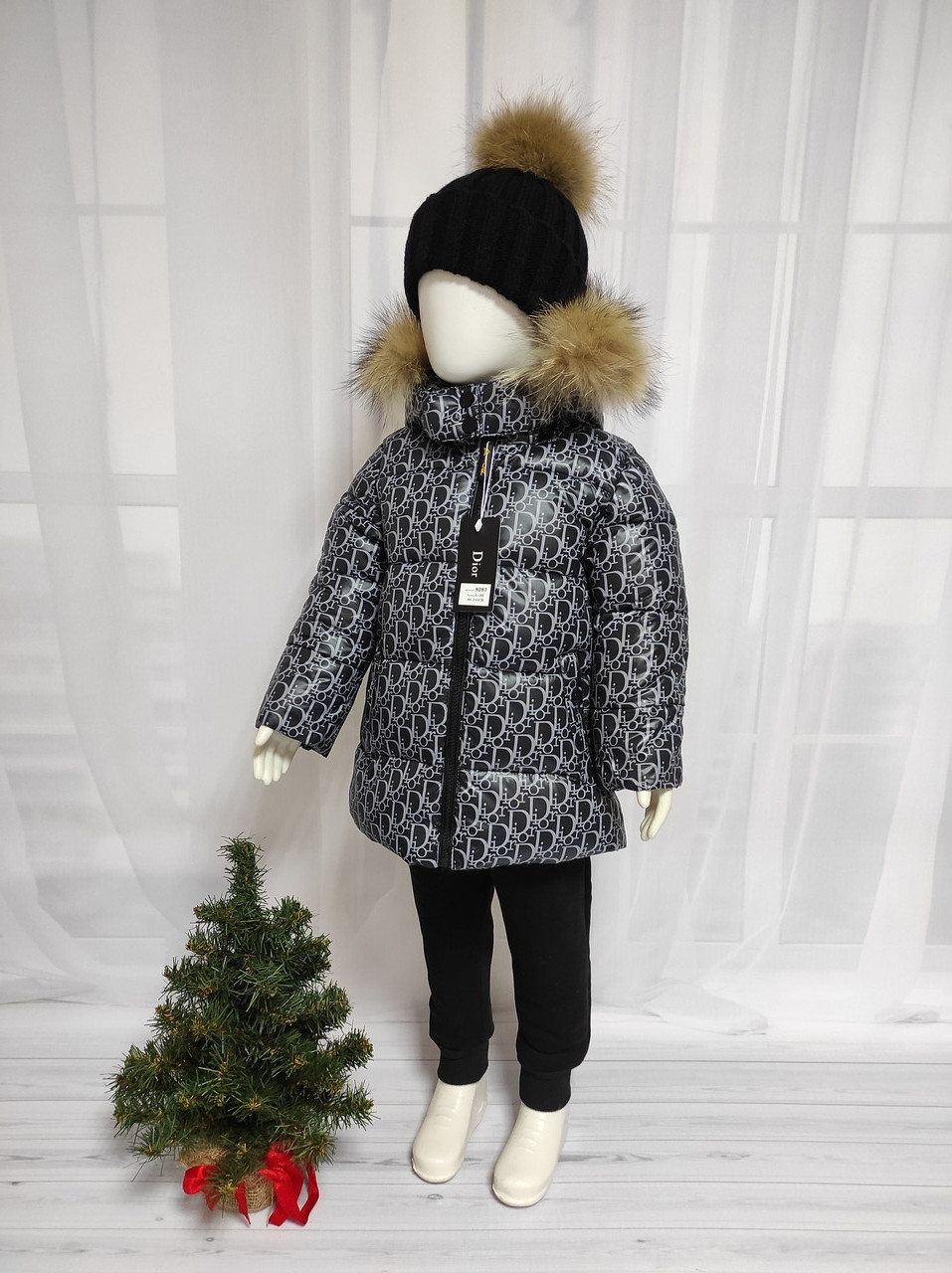Дитяча зимова куртка Dior, пуховик