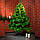 Штучна сосна волосінь 2 м зелена пишна на підставці, Святкова новорічна різдвяна ялинка, фото 2