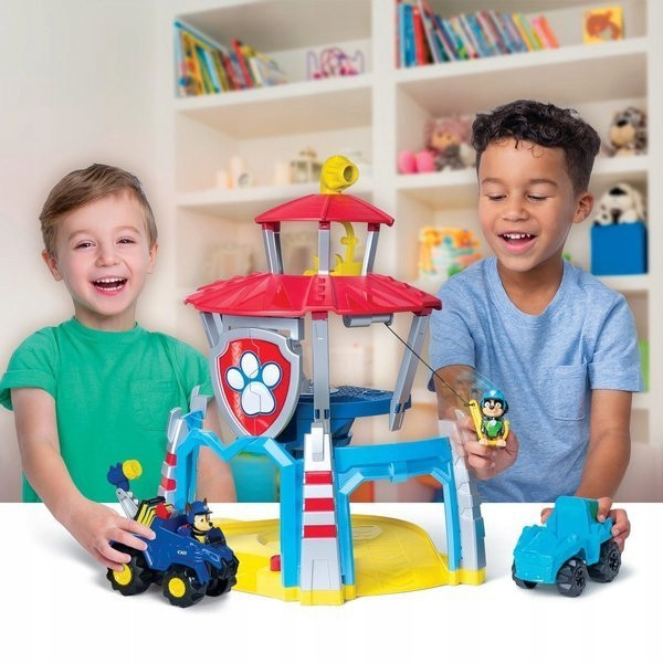 Paw Patrol Щенячий патруль Діно база Собачого патруля + фігурка Rex та автомобіль