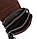 Мужская кожаная сумка через плечо Keizer K13508-black, фото 7