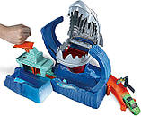 Игровой набор Хот Вилс Голодная Акула-робот серии Измени цвет - Hot Wheels City Color Changing Robot Shark, фото 6