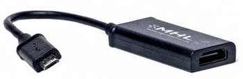 Кабель-перехідник PowerPlant HDMI - micro USB, 0.15 м, (MHL), Blister