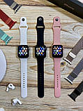Смарт часы Умные часы Smart Watch T500 Plus с сенсорным экраном и пульсометром голосовой вызов белые + подарок, фото 7