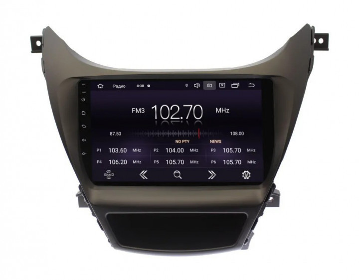 Штатная автомагнитола  Hyundai Elantra 2011-2013 9 дюймов   Android 10.1 GPS Bluetooth WIFI 4\32GB