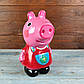 Копилка Свинка Пеппа керамика 27 см - детская копилка для денег, фото 3