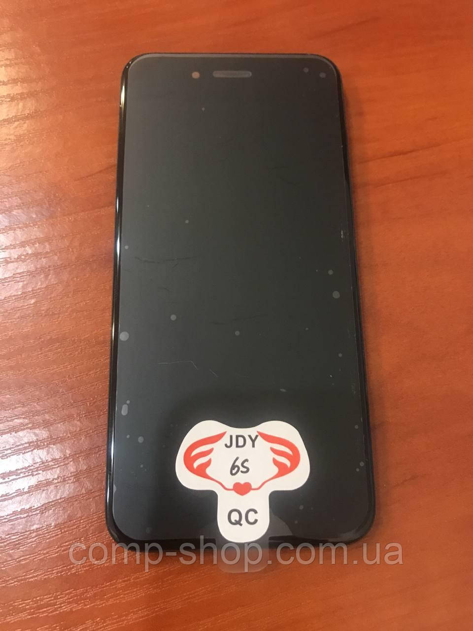 Дисплей iphone 6s тачскрин модуль черный сервисный оригинал (переклеено стекло)