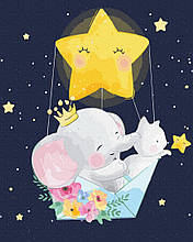 Картина по номерам - Рисунок по номерам Детский сон Подарок Для начинающих