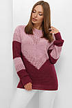 Стильний жіночий двоколірний светр (2 кольори), фото 2