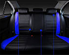 Чехлы на сиденья Ауди А6 С5 (Audi A6 C5) (модельные, НЕО Х, отдельный подголовник) Черно-бежевый, фото 5