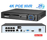 IP Camera 8MP 4K IP Outdoor H.265 Onvif Bullet CCTV Array Night Vision IR 4MP POE Video Security Camera, фото 6