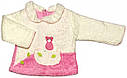 Тёплый костюм на девочку рост 68 3-6 мес для малышей ребёнка детей комплект детский махровый розовый, фото 3