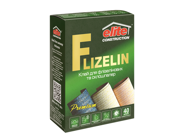 Клей для флизелиновых обоев FLIZELIN 200 г Elite Construction