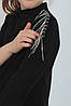 Платье для девочки "Бахрама стразы на плече" (122-152 рост) замш на дайвинге турецкие стразы, фото 7