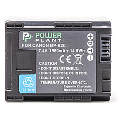Акумулятор до фото/відео PowerPlant Canon BP-820 Chip (DV00DV1371)