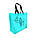Еко-сумка коробка 380х280(2х60) з принтом "Sale", на застібці, помаранчева,Жовта, Бірюзова, фото 2