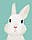 Картина за номерами "Білий кролик" 40х50 см, фото 2