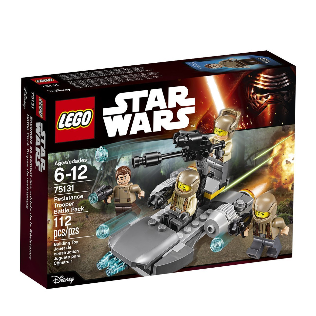 

Конструктор LEGO Star Wars 75131 Боевой набор Сопротивления.