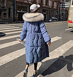 Пуховик продам пальто жіноче довга з капюшоном на зиму 46 розмі, фото 4