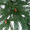 Елка искусственная Рождественская с шишками 1.8 м литая, фото 3