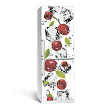 Наклейка на холодильник Лесная ягода 650х2000мм виниловая 3Д наклейка декор на кухню самоклеющаяся.Хит! ХИТ!