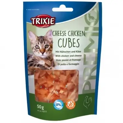 Сырные кубики Trixie Premio для котов, курица с сыром, 50 г, фото 2