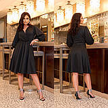 Сукня жіноча вільного фасону тканина креп дайвінг розмір: 48-50, 52-54, 56-58, фото 3