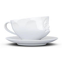 Чашка з блюдцем для кави Tassen "Гальма" (200 мл), фарфор, фото 3