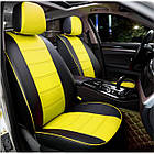 Чохли на сидіння Ауді 80 Б4 (Audi 80 B4 ) (модельні, екошкіра, окремий підголовник, кант) Чорний, фото 9