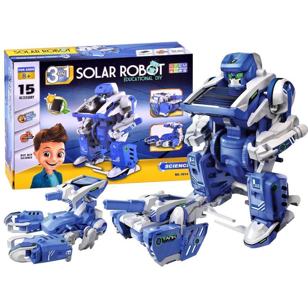 Игрушка Робот-конструктор на солнечных батареях Solar robot (1014)