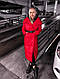 Женское теплое зимнее пальто под пояс, фото 6