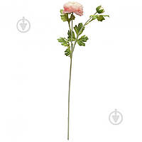 Цветок искусственный Лютик 59 см розовый