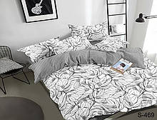 Двуспальный комплект постельного белья с компаньоном S469 Сатин хлопок ТМ TAG